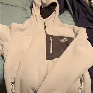 North Face long sleeve fleece zip up sweatshirt